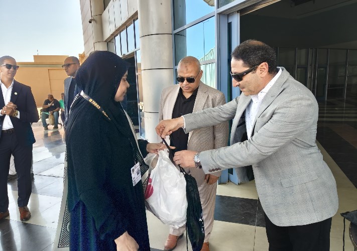انطلاق أولى أفواج الحج البري من ميناء نويبع البحري