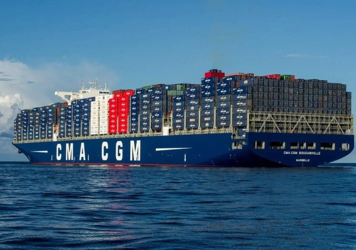CMA CGM تفرض رسوم موسم ذروة جديدة على شحنات شمال أوروبا المتجهة إلى البحر الأحمر